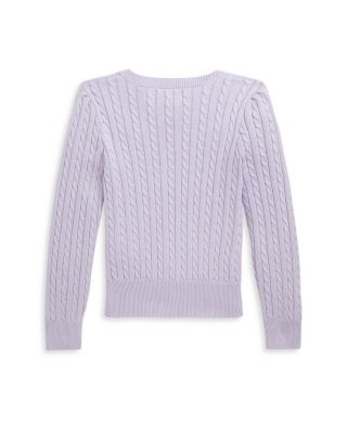 Girls' Cable-Knit Cardigan - Little Kid, Big Kid