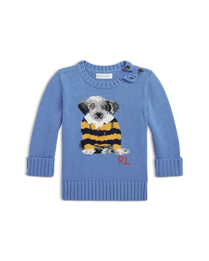Ralph Lauren Polo Boys' Dog-Intarsia Sweater - Baby | Bloomingdale's