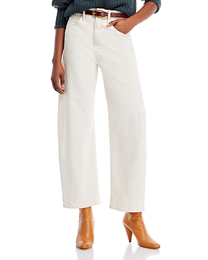 Shop Mother The Half Pipe High Rise Ankle Jeans In Act Natural