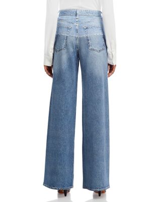 Miramar Sofie High Rise Wide Leg Stretch Sweatpant Jeans in Antonia