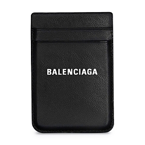 Balenciaga Crocodile Embossed Cash Magnet Card Holder