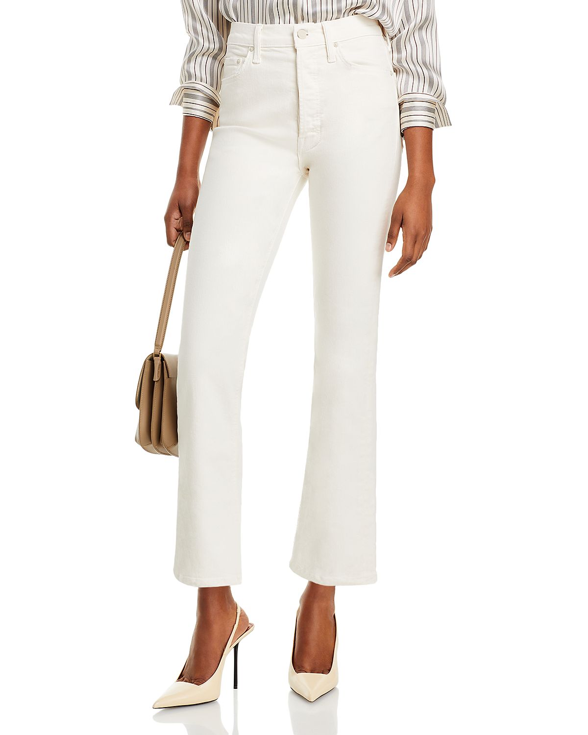 Mother The Tripper High Rise Ankle Jeans