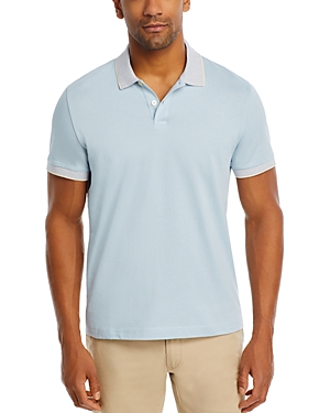 The Men's Store At Bloomingdale's Cotton Regular Fit Polo Shirt - 100% Exclusive In Celestial
