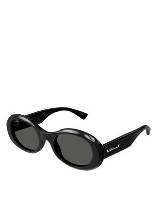 Gucci - Symbol Oval Sunglasses, 52mm