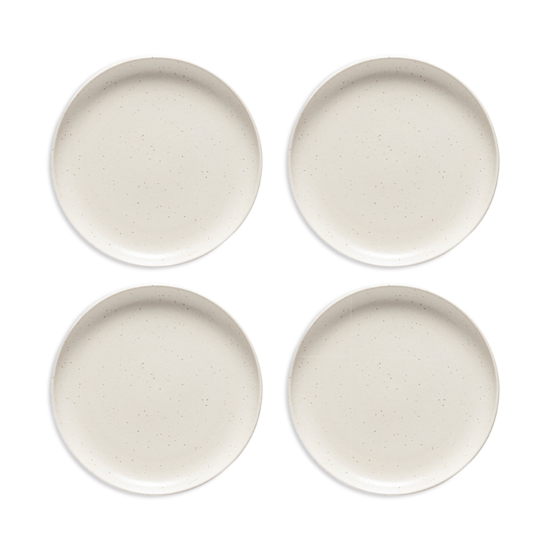 Costa Nova Pacifica Salad Plates, Set Of 4 In Vanilla