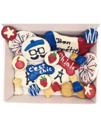 French Themed Dog Treats Gift Box