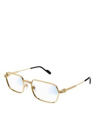 Cartier Premiere De Cartier 24 Carat Gold Plated Photochromatic Rectangular Sunglasses 56mm Bloomingdale s