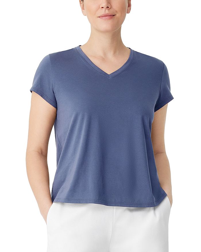Eileen fisher v neck tee outlet