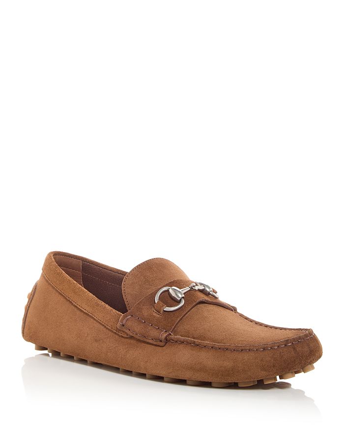Gucci Men's Moc Toe Driver Loafers | Bloomingdale's