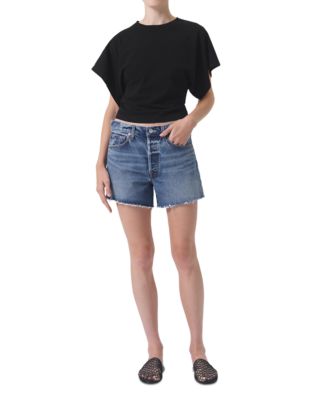 Parker Cutoff Denim Shorts in Ruin