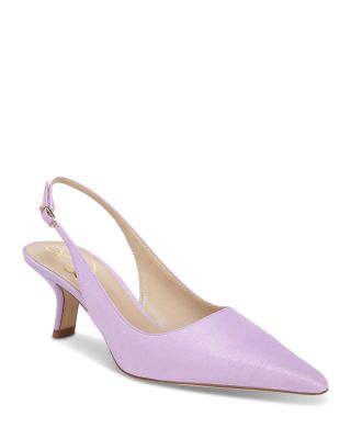 Pointed Toe Sam Edelman Lavender Pumps Sam Edelman Women's Bianka