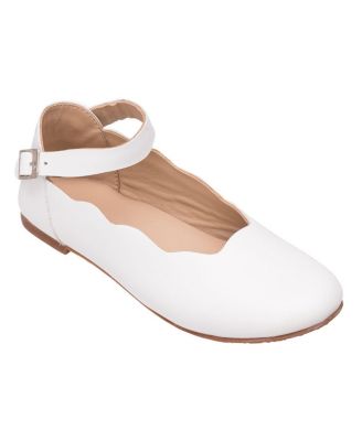 Unisex Scalloped Edge Ondina Flats -  Toddler, Little Kid, Big Kid