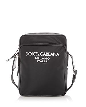 Dolce & Gabbana Nylon Crossbody In Black