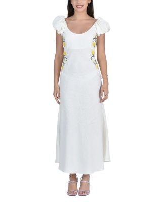 Fanm Mon - Vienna Embroidered Linen Dress