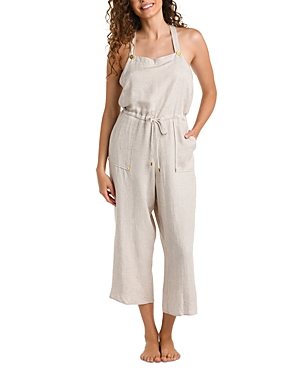 La Blanca Delphine Overall Cropped Cover Up Jumpsuit