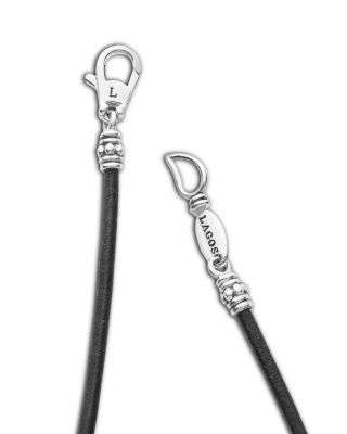 Men's Sterling Silver Anthem Black Tahitian Pearl Pendant Necklace, 20" - Exclusive