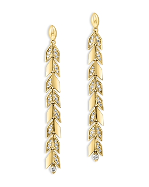 Bloomingdale's Diamond Chevron Drop Earrings in 14K Yellow Gold, 0.35 ct. t.w.