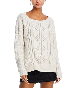 Ramy Brook Lucille Cable Knit Sweater