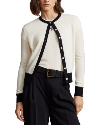 Ralph Lauren - Tipped Cashmere Cardigan