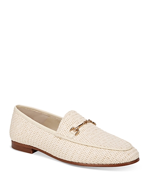 Shop Sam Edelman Women's Loraine Almond Toe Loafers In Linen