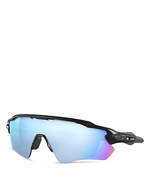 Shop Oakley Radar Ev Path Rectangular Sunglasses, 138mm In Black/multi Polarized Gradient
