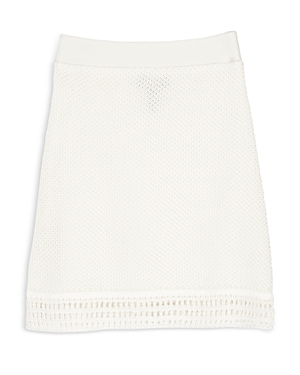Aqua Girls' Crochet Skirt, Little Kid, Big Kid - 100% Exclusive In White