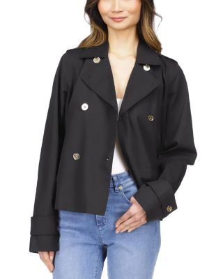 Michael Kors Cropped Peacoat Bloomingdale s