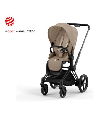 e-PRIAM 2 Smart Stroller in Matte Black