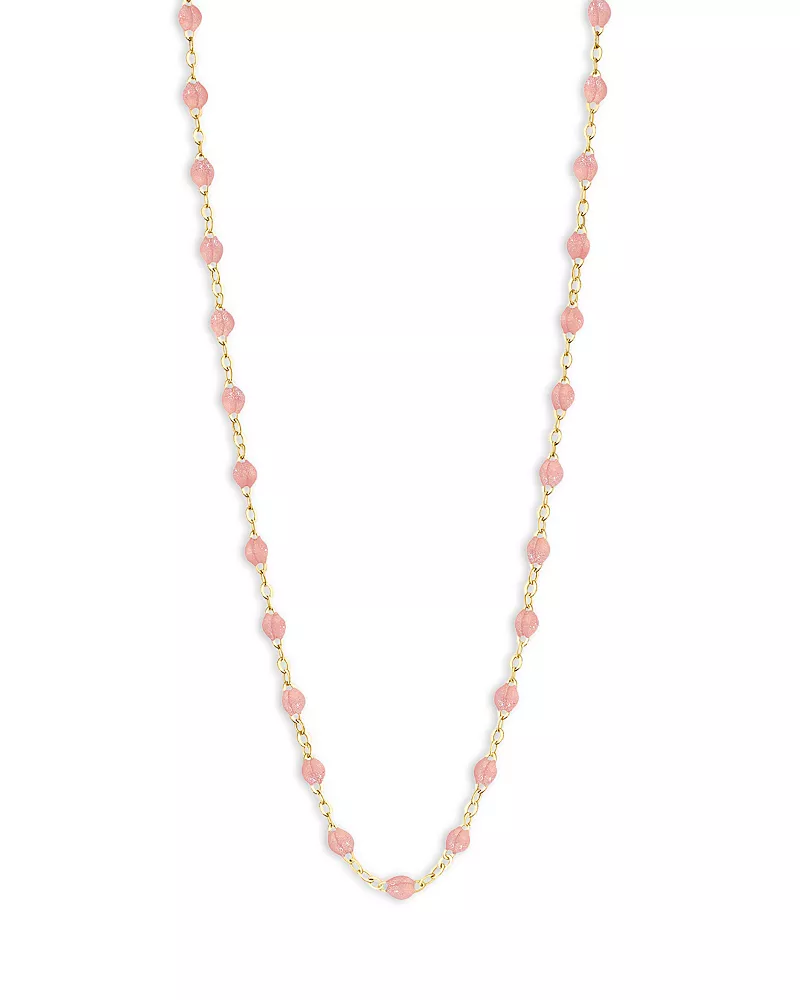 Gigi Clozeau 18K Yellow Gold Classic Gigi Resin Bead Necklace, 16.5
