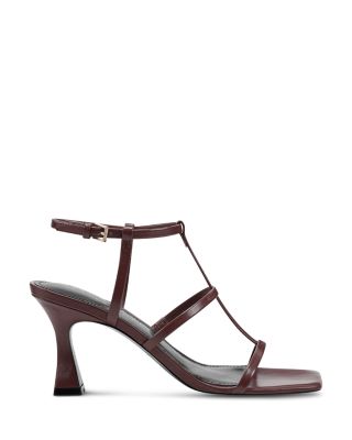 Women's Dennie Square Toe Strappy Mid Heel Sandals