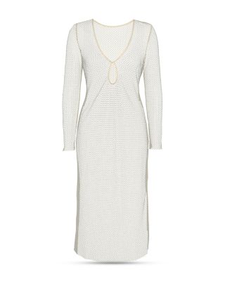 Sara Crochet Studded Swim Cover Up Maxi Dress
