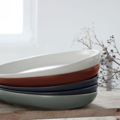 Pacifica 16" Oval Stoneware Platter