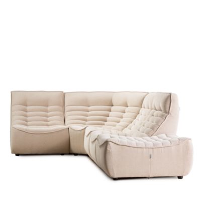 Trattino 5-Piece Power Reclining Fabric Sectional