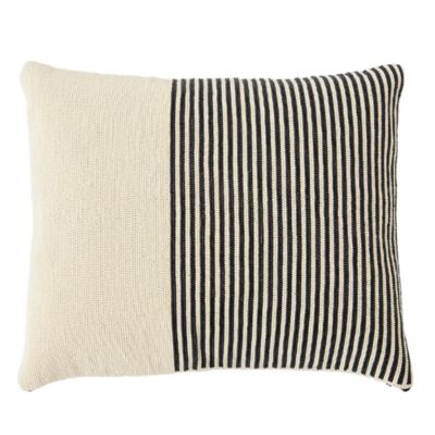 Global Views - Striped Beaded Lumbar Pillow