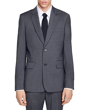 Sandro Formal Notch Lapel Wool Blazer Sandro Formal Notch Lapel Wool Blazer