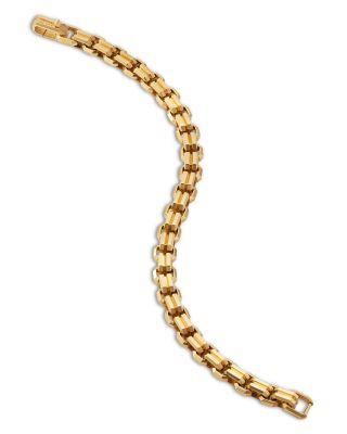 Men's Streamline&reg; Double Heirloom Link Bracelet in 18K Yellow Gold, 8mm