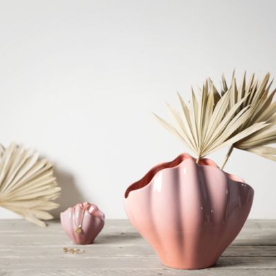 Perlemor Home Shell Hurricane Vase