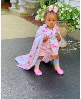 Unisex 4-Layer All Season Snug Blanket - Baby, Little Kid, Big Kid