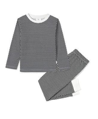 Unisex GOTS Certified Organic Cotton Knit Handmade Pajamas, Top & Bottom Set - Baby, Little Kid, Big Kid
