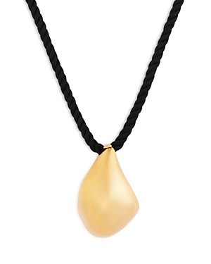 Shashi Odyssey Pendant Necklace, 16-17 In Gold/black