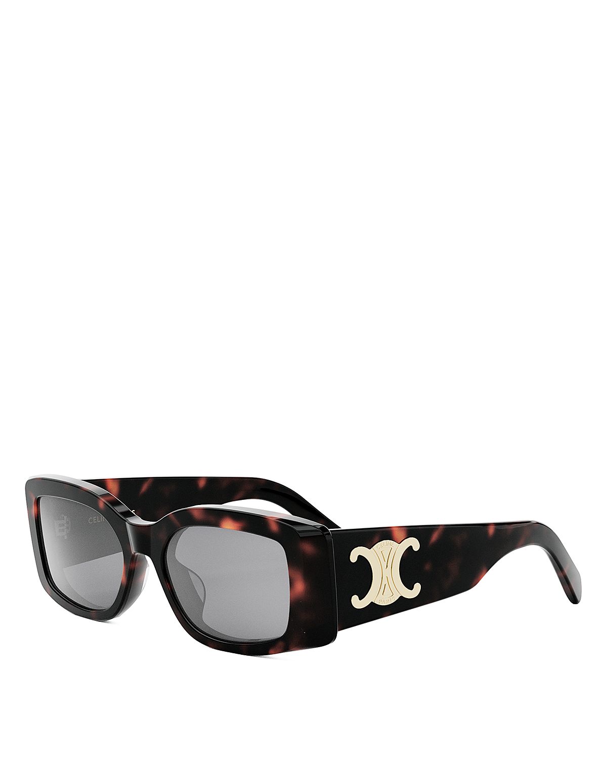 Celine Triomphe Square Sunglasses, 53mm
