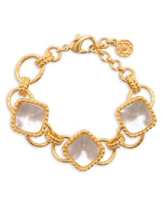 Capucine De Wulf - Blandine Quartz Chain Bracelet in 18K Gold Plated