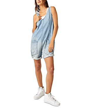 Shop Free People High Roller Shortall In Bright Eye