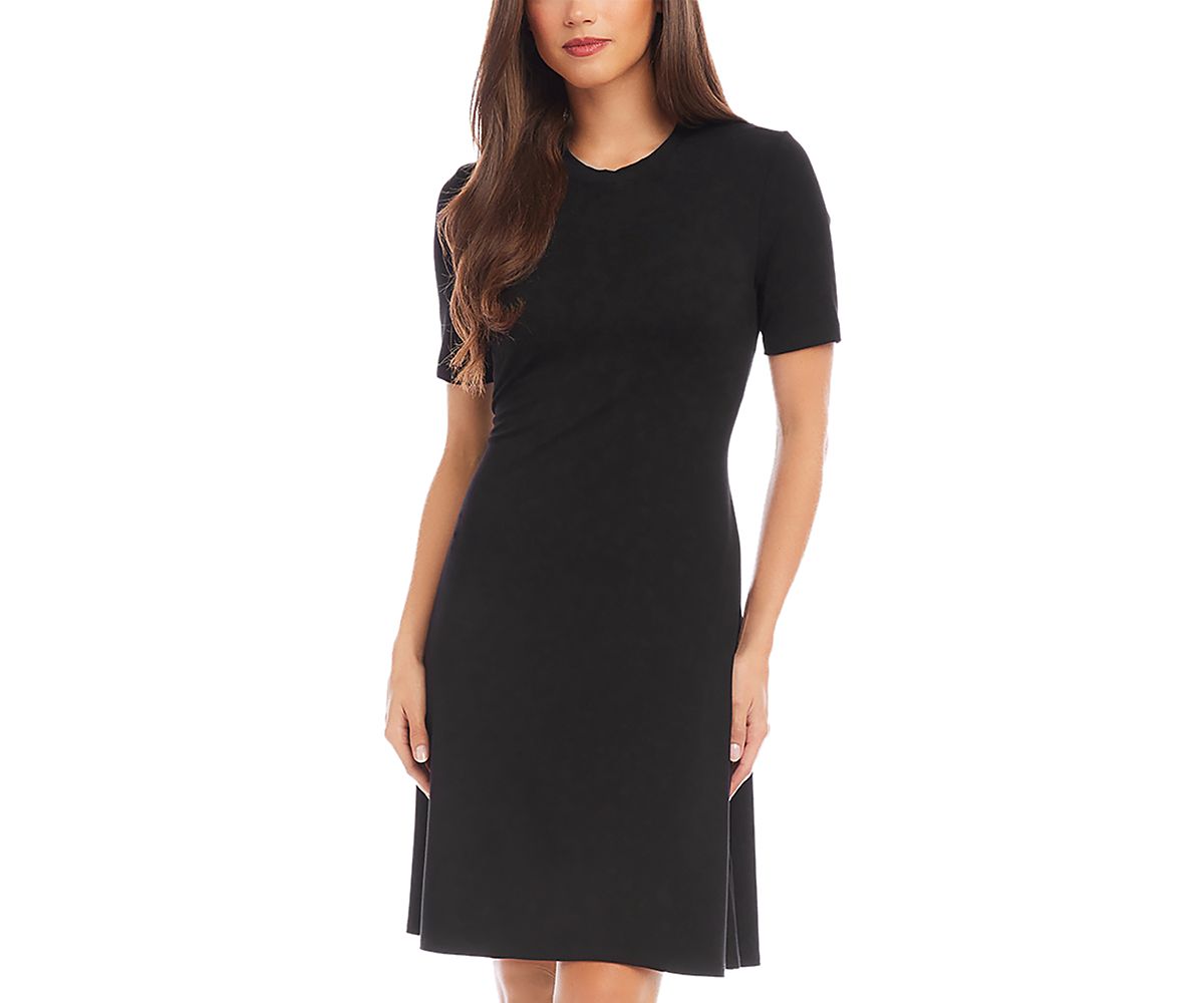 Karen Kane Petites Short Sleeve A Line Dress