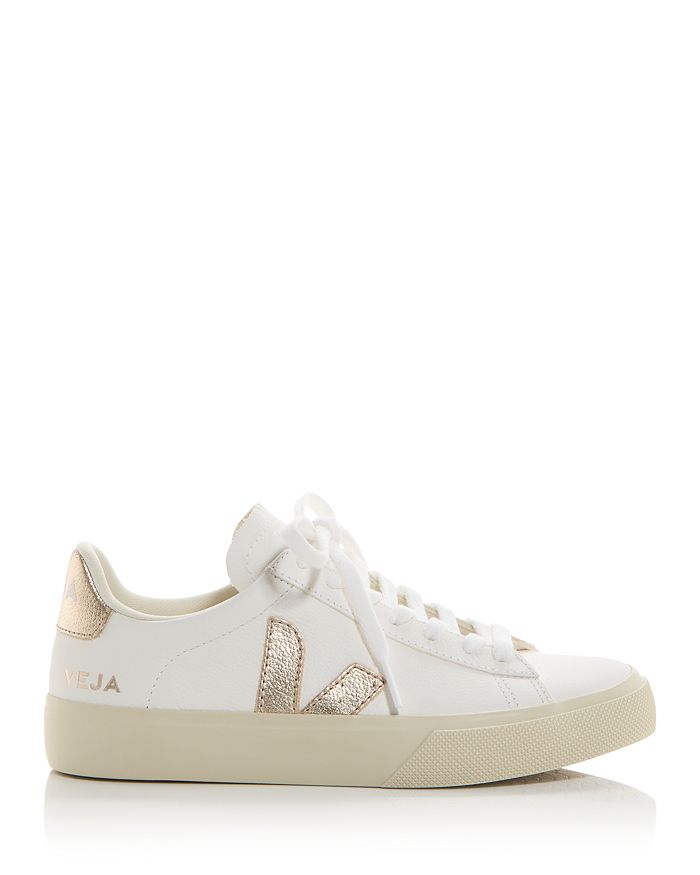 Veja Campo Leather Sneakers In White