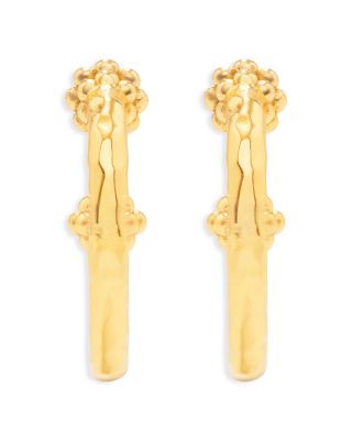 Berry Slice Small Hoop Earrings in 18K Gold Plated 