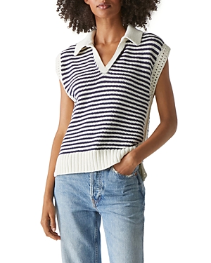 Michael Stars Torrance Sweater Vest In Nocturnal