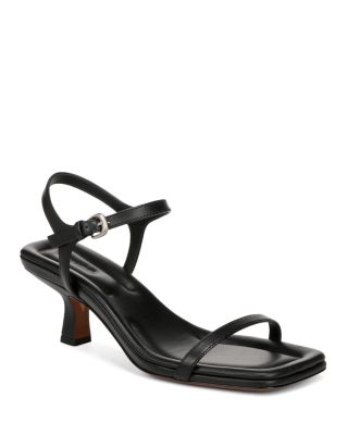 Vince - Women's Coco Square Toe Kitten Heel Sandals