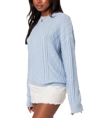 Jessy Cable Knit Oversized Sweater