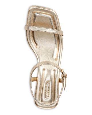 Women's Coco Square Toe Kitten Heel Sandals 